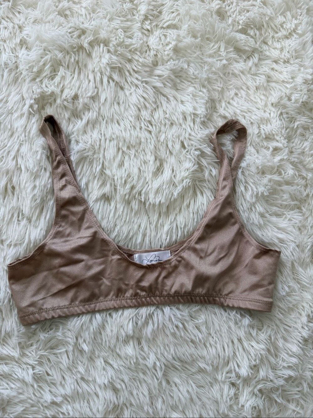 Laina Rauma size S tan bikini top